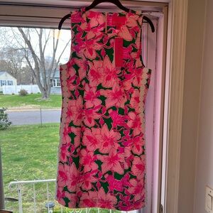 NWT - Lilly Pulitzer Mila Floral Stretch Cotton Shift Minidress - Size 8